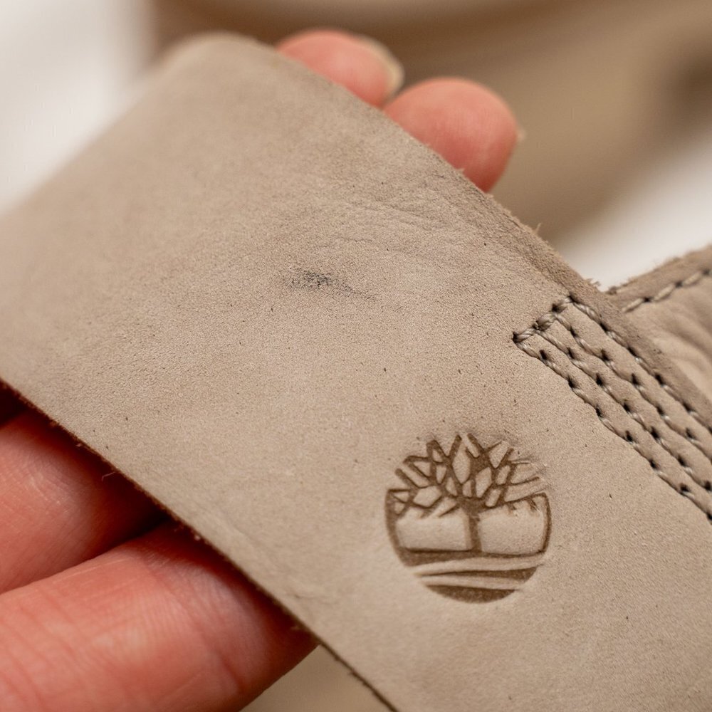 TIMBERLAND Suede Stacked Heel Sandals - Picture 7 of 11